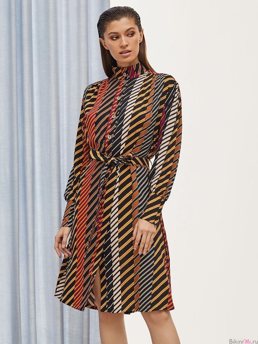 61716-1 Платье женское - SUMMER 2021 полоска (3p71
