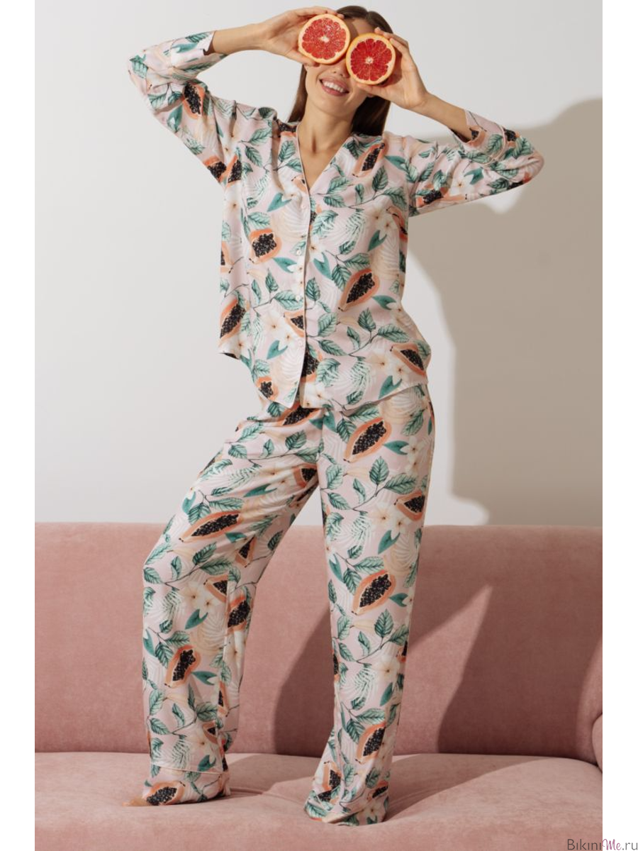 4108W-80124.1S-051  Пижама с брюками АМ 24 (пижама