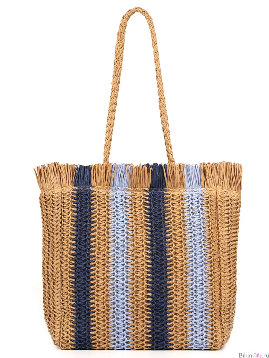 WFN10-1.5 FABRETTI Сумка жен.беж-син (WFN10-1.5)