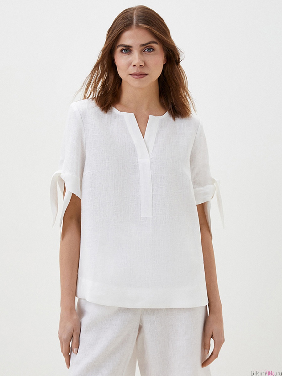 ZJ51.1-1 FABRETTI 24 Блуза женская бел. (ZJ51.1-1)