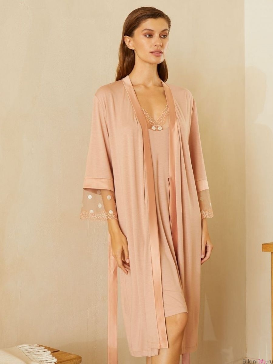 52014 Халат женский - SUMMER 2022 античная роза (a