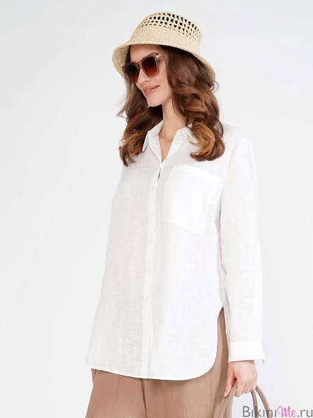 ZJKL83-1 FABRETTI Блуза женская бел (1lb0hiia83gk1