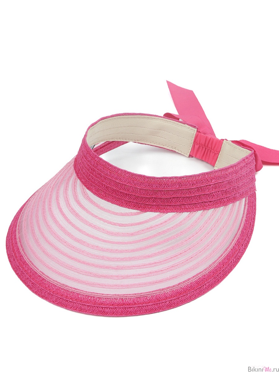 WG44-26 FABRETTI 24 Шляпа-козырек жен. ярко-розовы