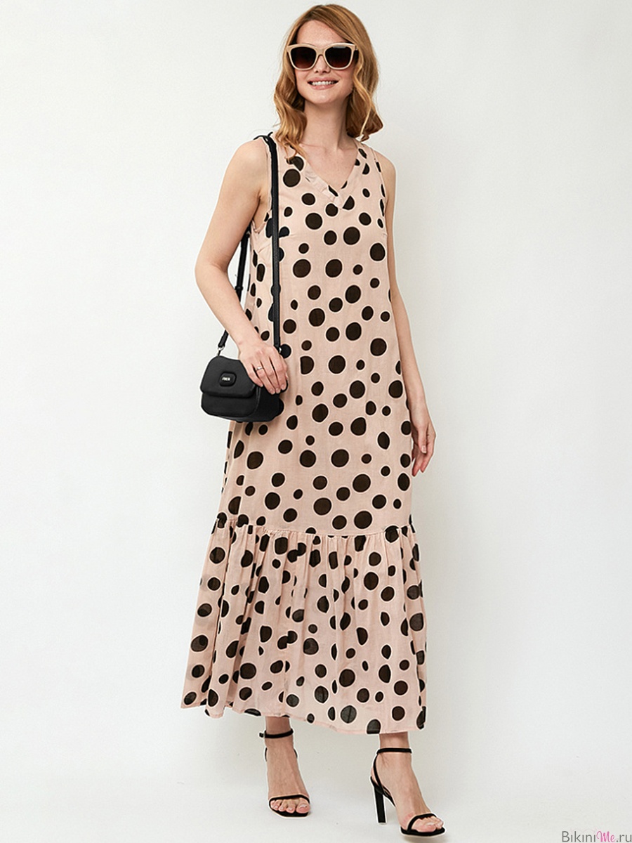 NN485-5 FABRETTI 24 Платье женское бежевый (NN485-