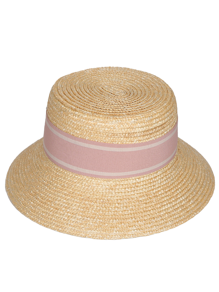 Шляпа женская FABRETTI бежево-розовая