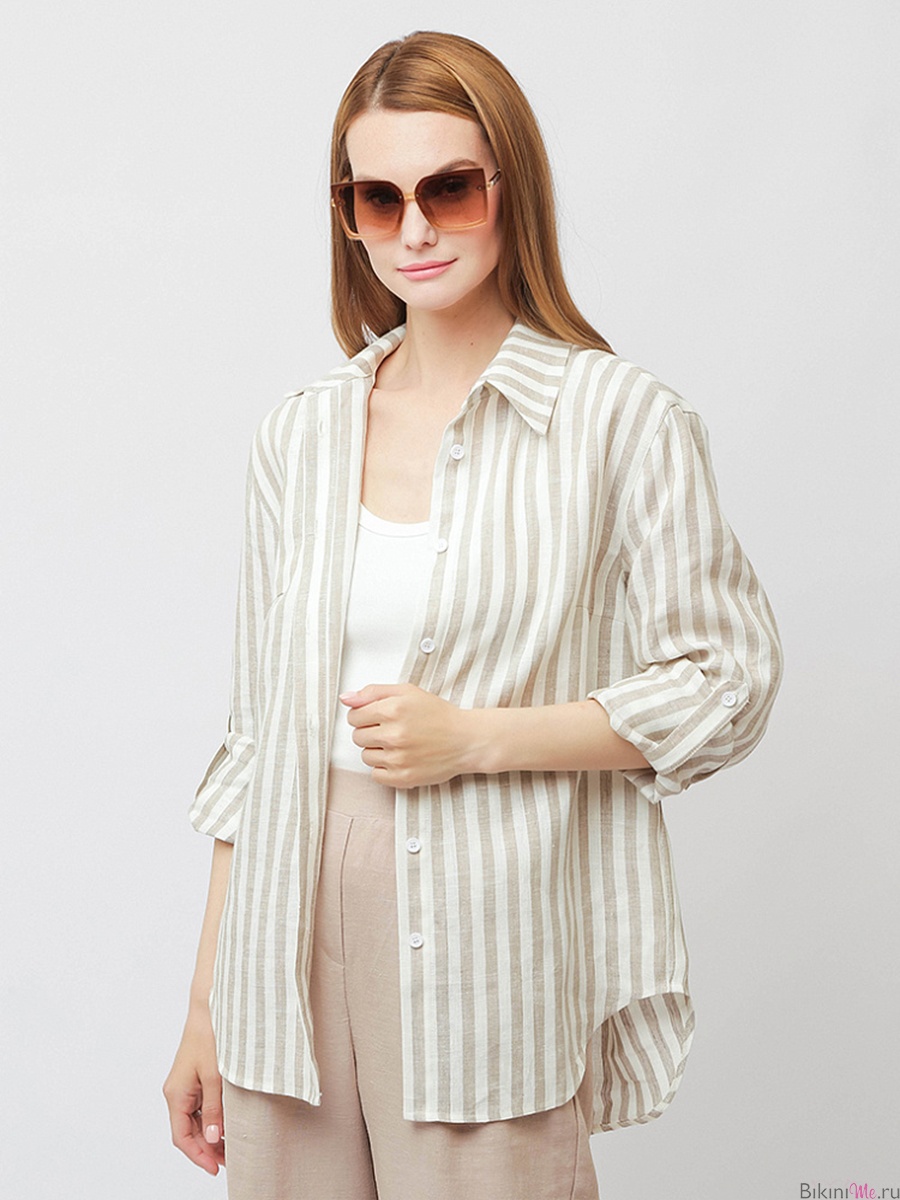 ZJ04-13 FABRETTI 24 Блуза женская беж. (ZJ04-13)