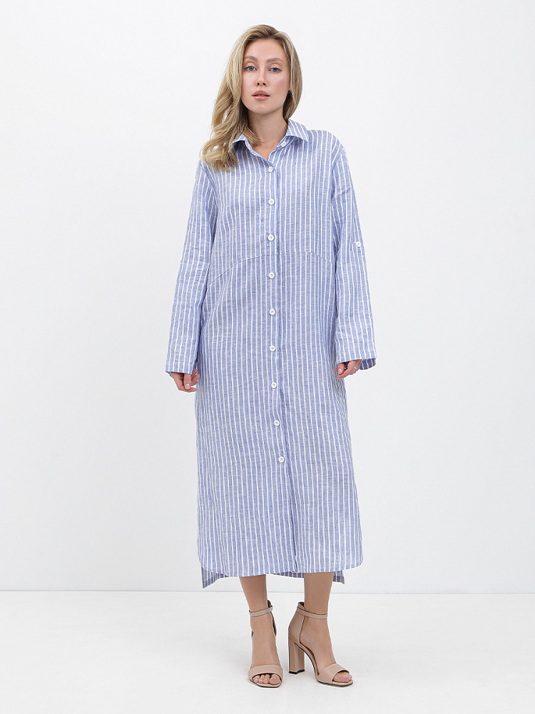 Льняное платье Fabretti