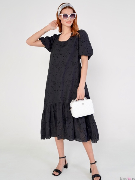 NSH186-2 FABRETTI Платье женское черн (NSH186-2)