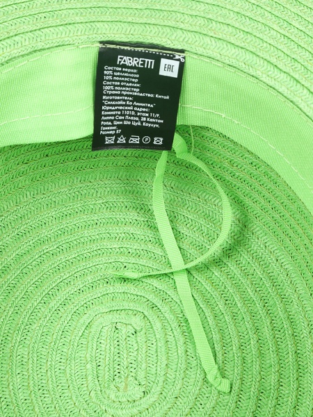 WG41-15 FABRETTI 24 Шляпа жен. зеленый (WG41-15hh)