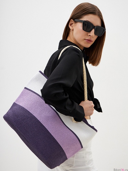 WFG1-12.4 FABRETTI 24 Сумка жен. сиреневый,белый (