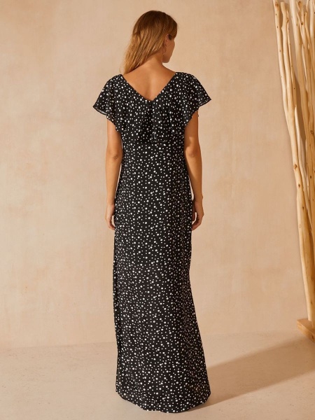 56474-2 Платье женское-SUMMER 2023 чёрн гор (b9mov