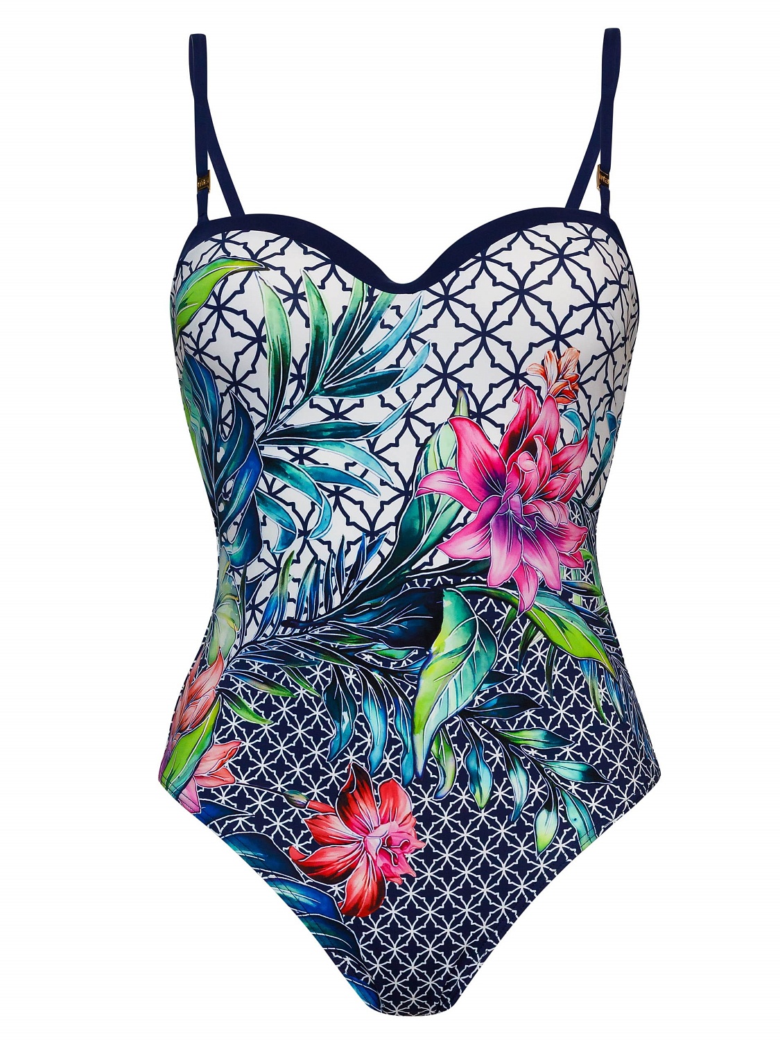 Купальник-бандо слитный Marc&Andre