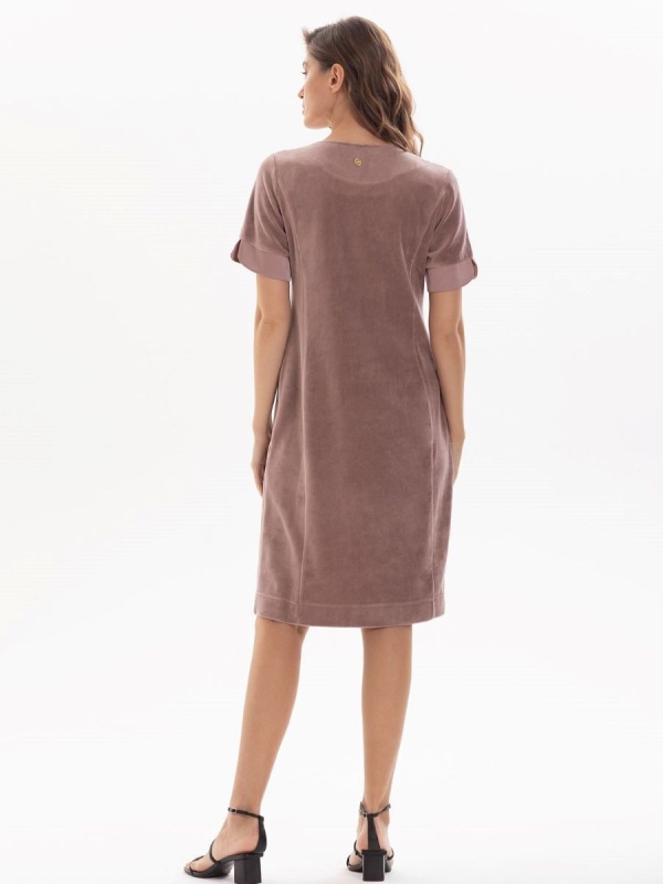 20402-2 Халат женский - LAETE (темная пудра ) (9ge