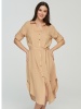 LD23-03 Платье-рубашка Marc&Andre 24 бежевый (LD23