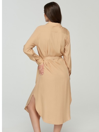 LD23-03 Платье-рубашка Marc&Andre 24 бежевый (LD23