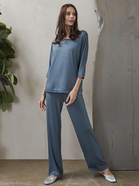 51986 Брюки женские - WINTER 2021-2022 темн изумр 