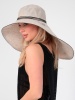 Лира супермакси шляпа лен солома солнечная (отд. черный) (5)