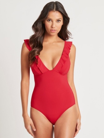 SL1040ECO Слитный купальник SEA LEVEL RED (1040-1 