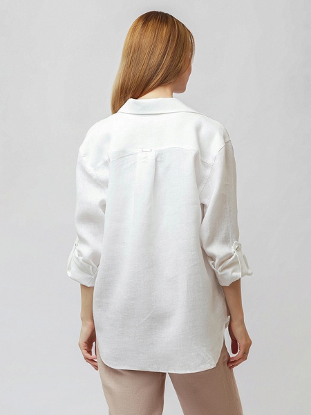 ZJ04-1 FABRETTI 24 Блуза женская бел. (ZJ04-1-2)