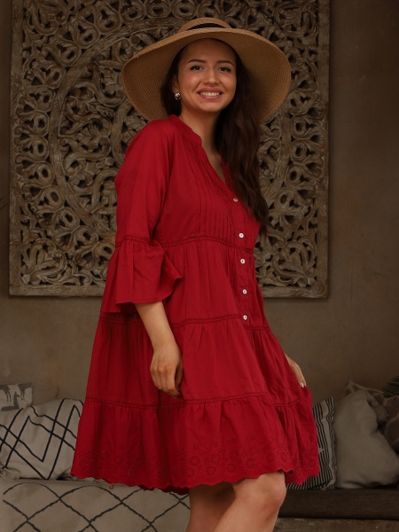 7212/24 Туника Naemy Beach24 бордо (7212-24-бордо 