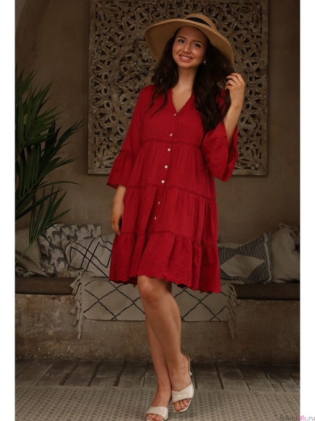 7212/24 Туника Naemy Beach24 бордо (7212-24-бордо 