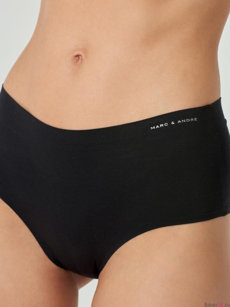 W20-1496-BRO-SZ Трусы высокие Marc&Andre черн (W20