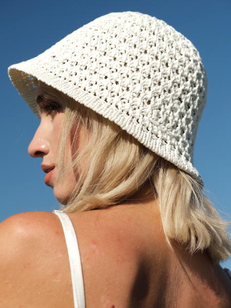 Киана панама хлопок белый - 4