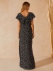 56474-2 Платье женское-SUMMER 2023 чёрн гор (b9mov