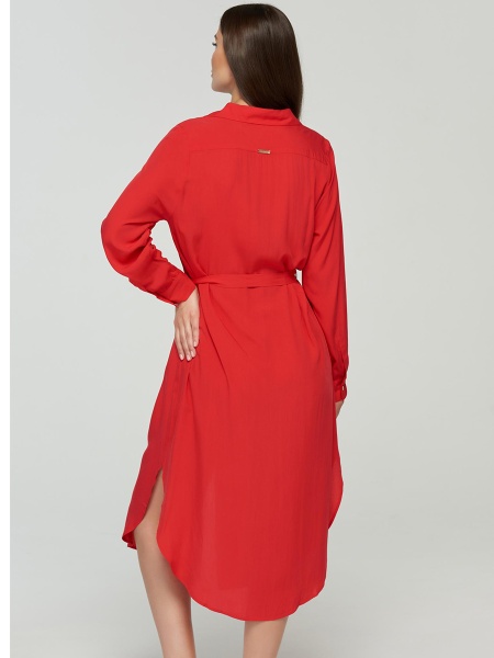 LD23-05 Платье-рубашка Marc&Andre 24 красный (LD23
