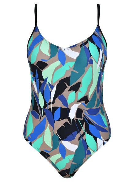 73390 Купальник слитный Naturana23 (73390_хаки-чер