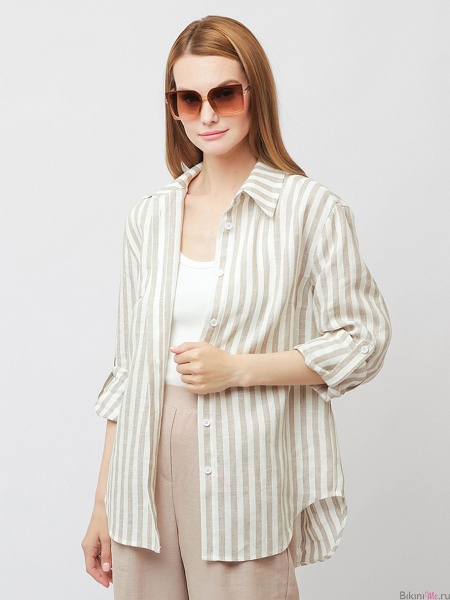 ZJ04-13 FABRETTI 24 Блуза женская беж. (ZJ04-13)