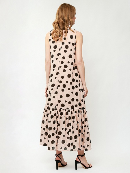 NN485-5 FABRETTI 24 Платье женское бежевый (NN485-