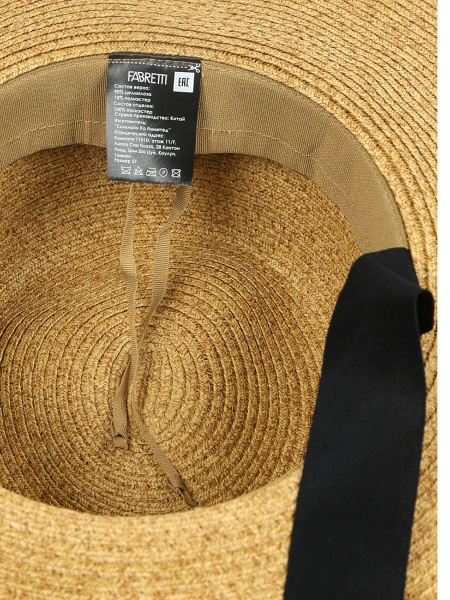 WG32-3 FABRETTI 24 Шляпа жен. темно-бежевый (WG32-