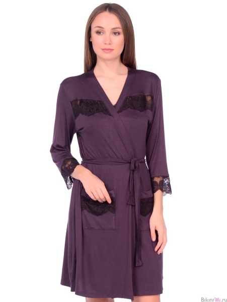 501 Комплект Reina (Лаванда) сорочка пеньюар (BRAF