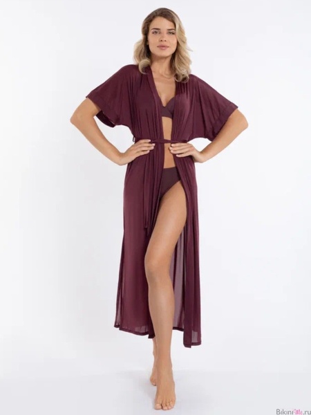 CU24-09 Туника Marc&Andre24 бордо (CU24-09_Front_2