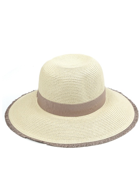 WG34-1.7 FABRETTI 24 Шляпа жен. бежевый,коричневый