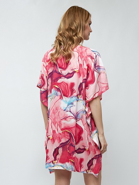 NR232-72 FABRETTI 24 Туника женская розовый (NR232