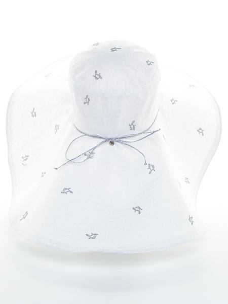 450476 LP мини россыпь макси шляпа лен бел. (LP ми