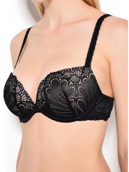 W03XH Бюстгальтер Wonderbra черн. (W03XH_черн)